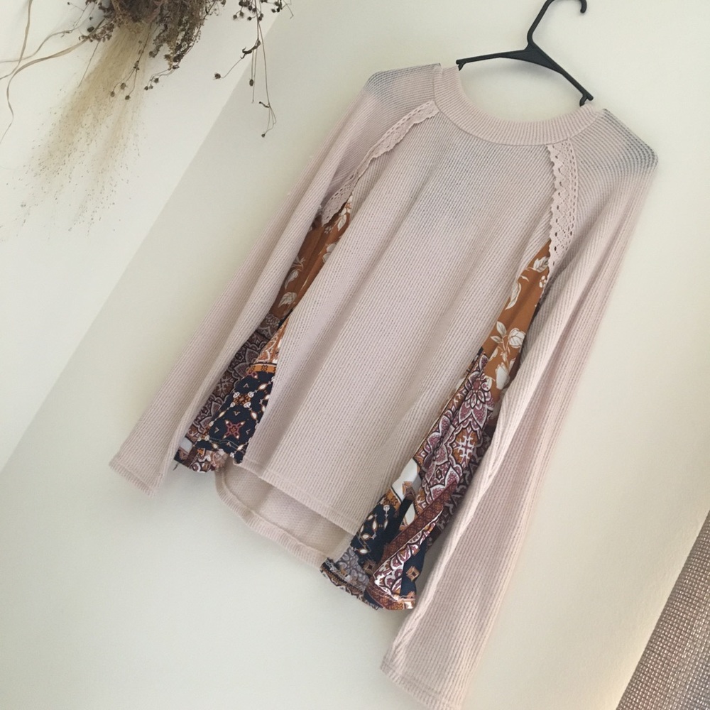 Francescas paisley scarf top